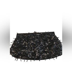 LANCÔME Black Sequence Clutch Formal affairs Purse